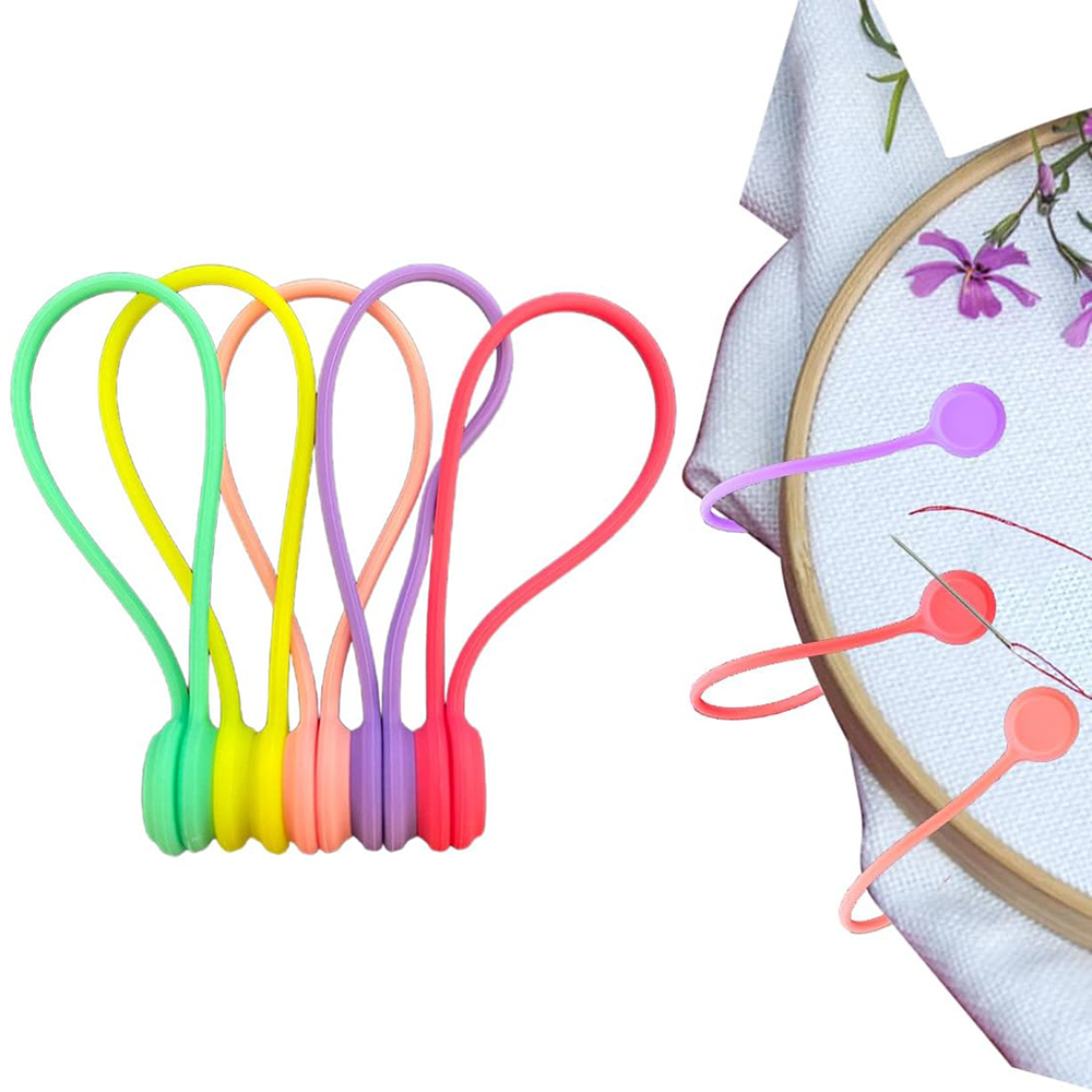 Cotton Embroidery Thread Skeins - 10 unidades de clipes magnéticos para