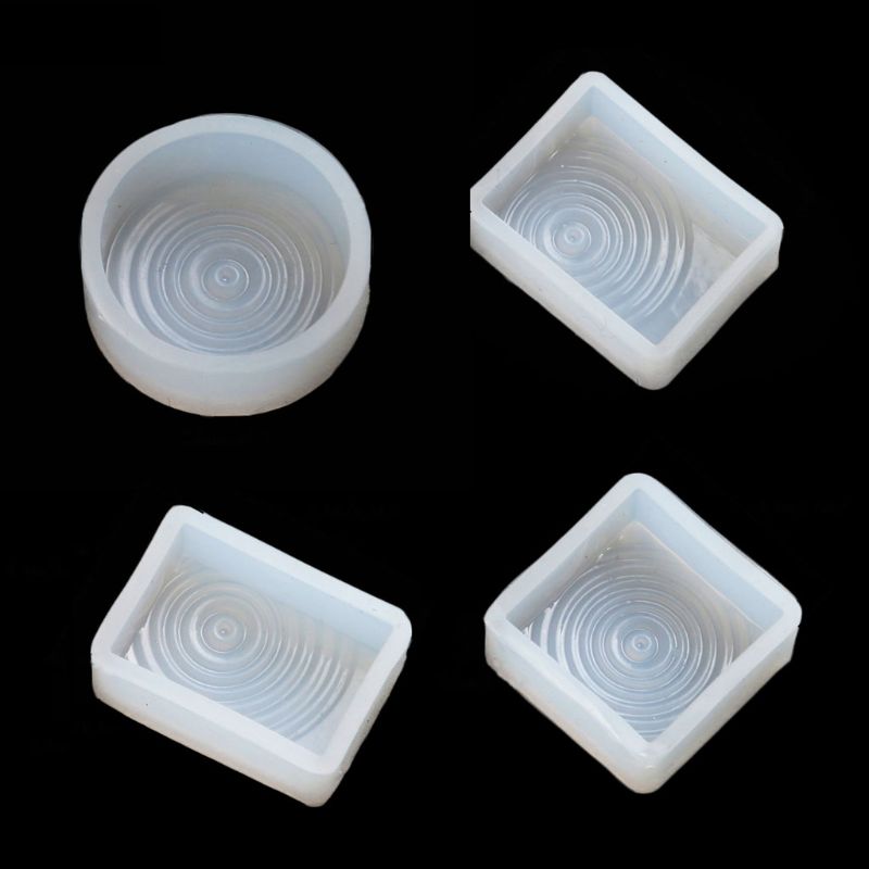 Silicone Epoxy Resin Molds Set - Moldes de silicone para ondulação de