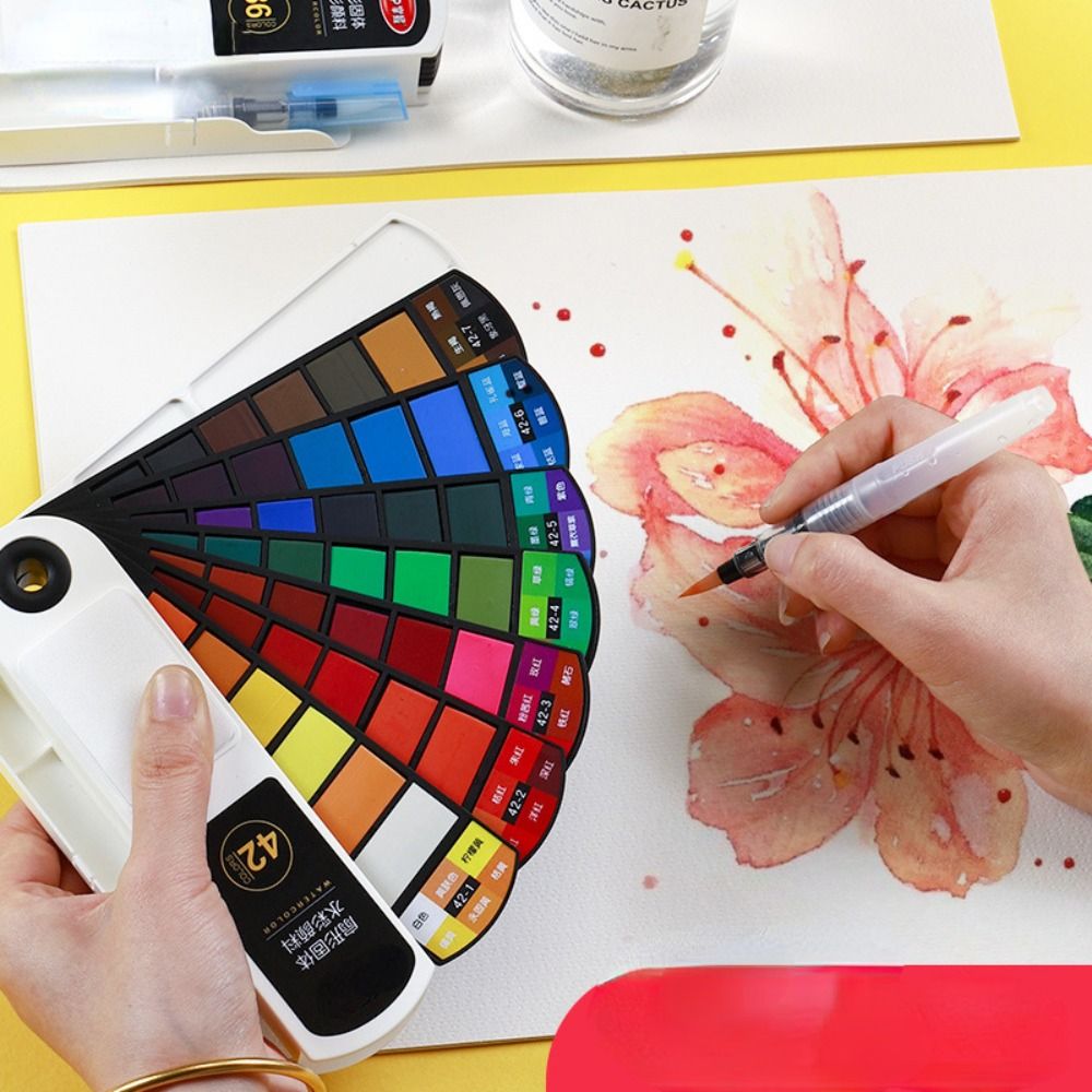 Conjunto de tintas de aguarela - Watercolor Paint Set Solid Pigment avaliação e preço