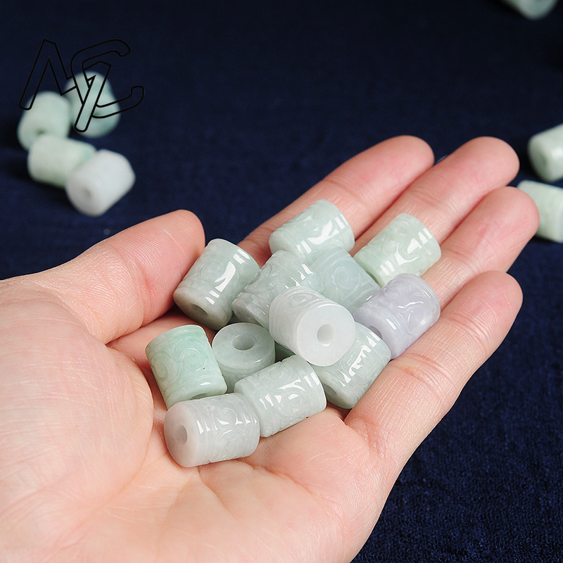 5 peças de jadeíte birmanesa n - Beading avaliação e preço