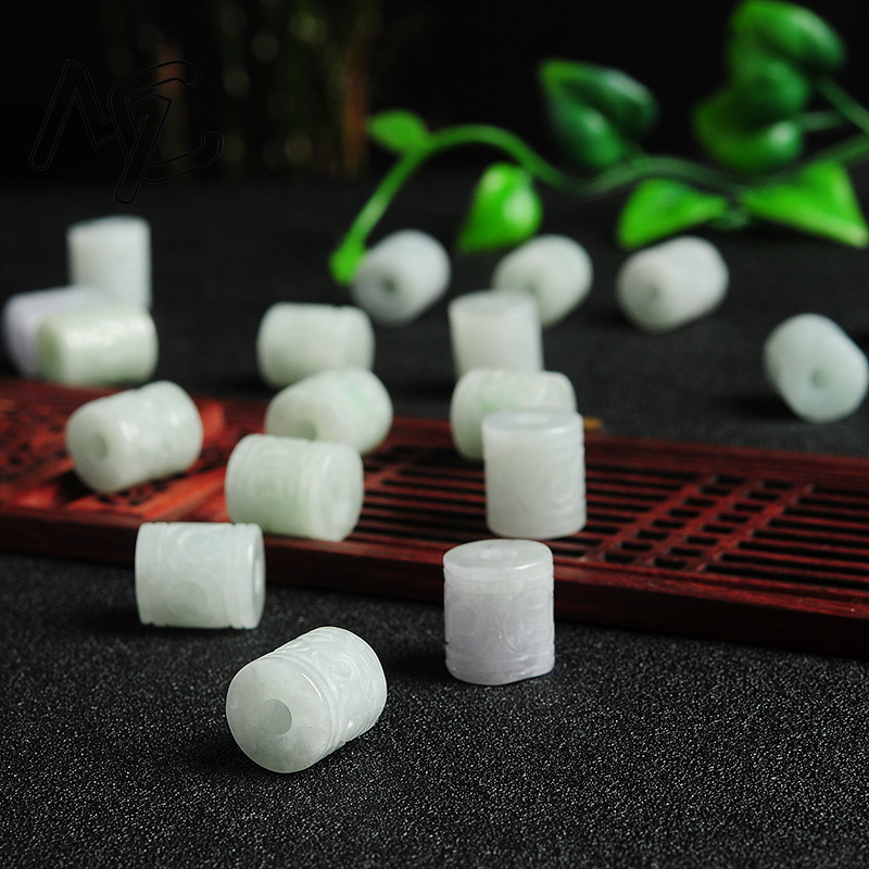 5 peças de jadeíte birmanesa n - Beading avaliação e preço
