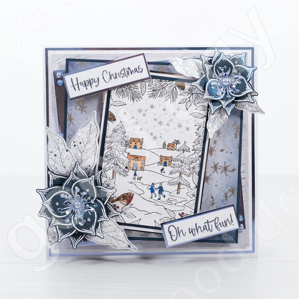 Novo natal elk floco de neve g - Clear Silicone Stamps For Card Making avaliação e preço