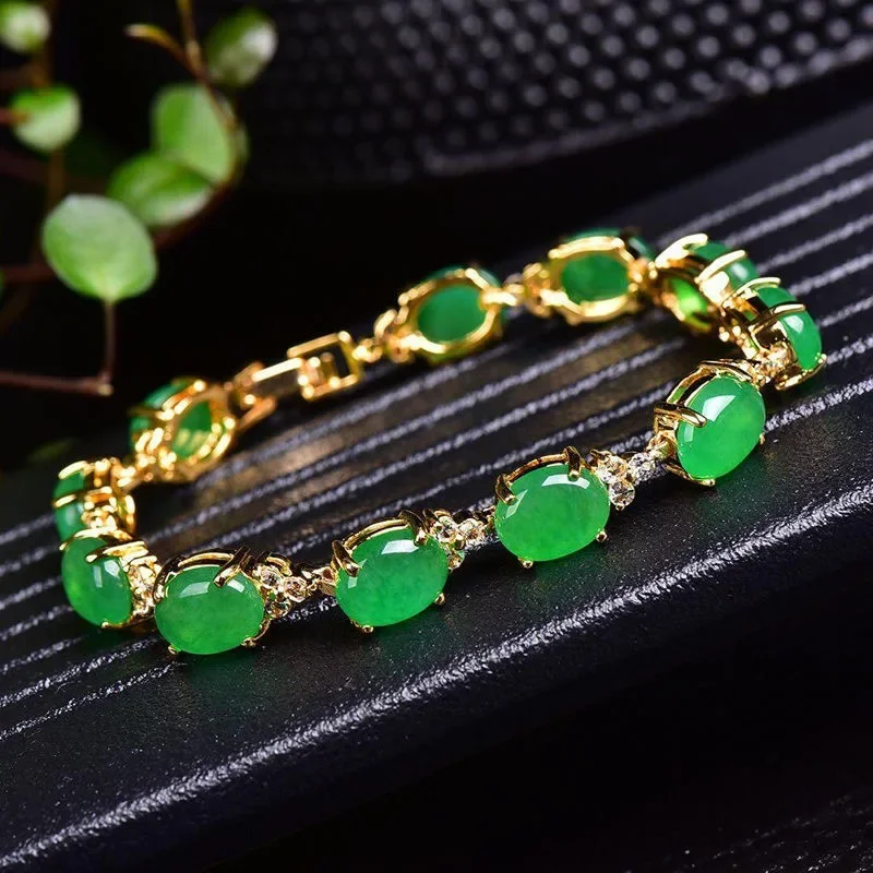 Natural verde jade ágata amor  - Beading avaliação e preço