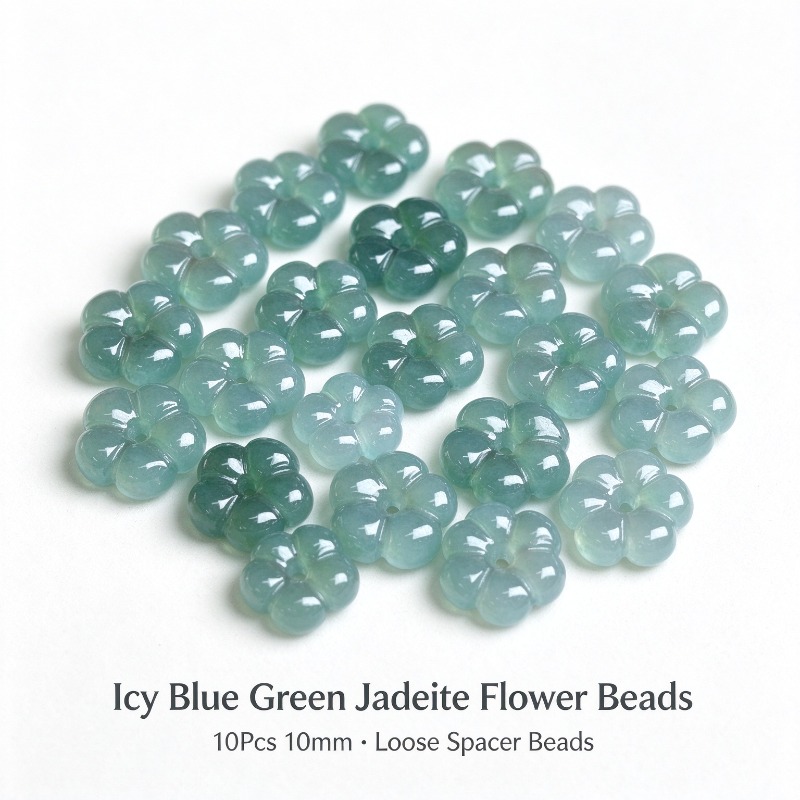 10 peças de contas de pedra pr - Beading avaliação e preço