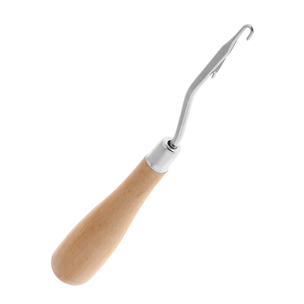 Gancho de Crochê de Madeira co - Wooden Crochet Hooks Ergonomic Handle avaliação e preço