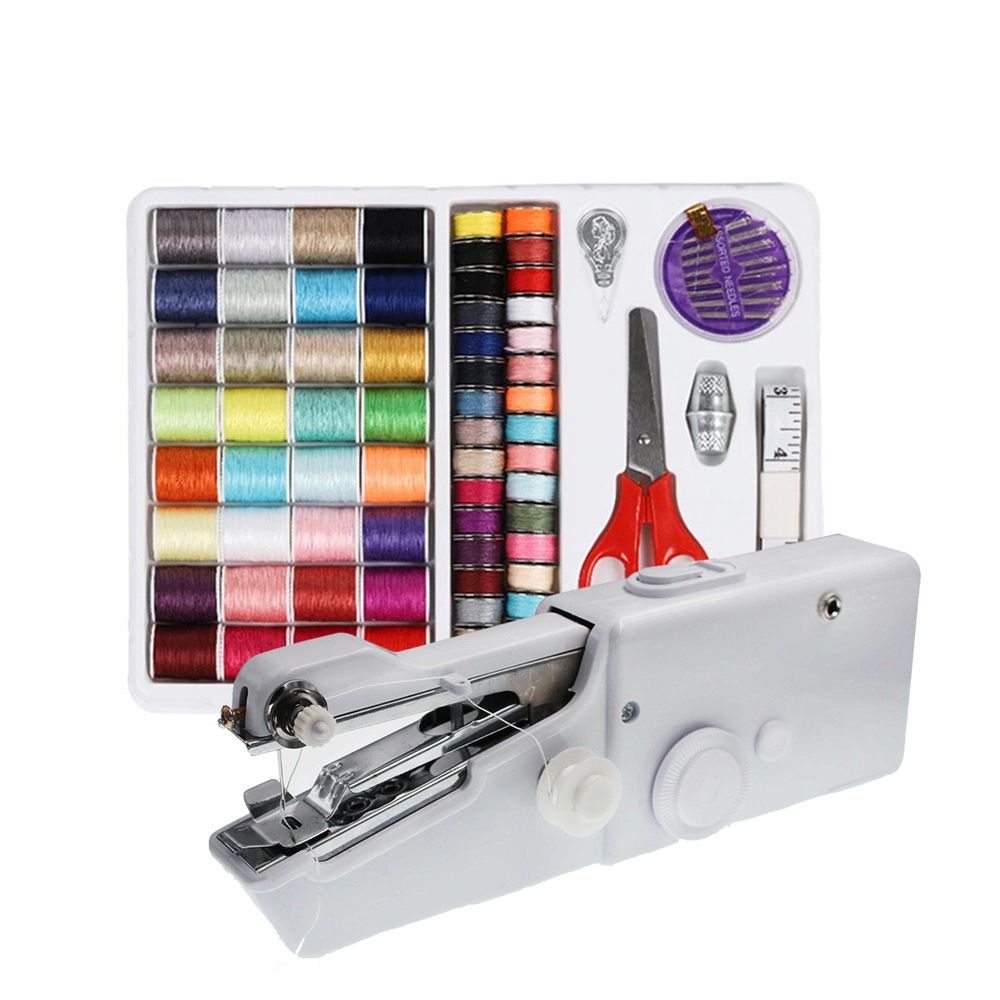 Kit de Costura Portátil para V - Mini Electric Sewing Machine Handheld avaliação e preço