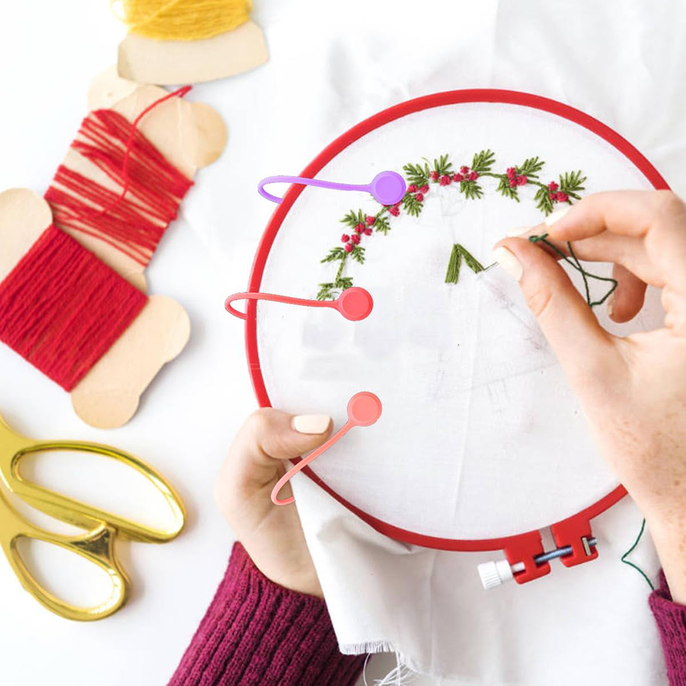 10 unidades de clipes magnétic - Cotton Embroidery Thread Skeins avaliação e preço