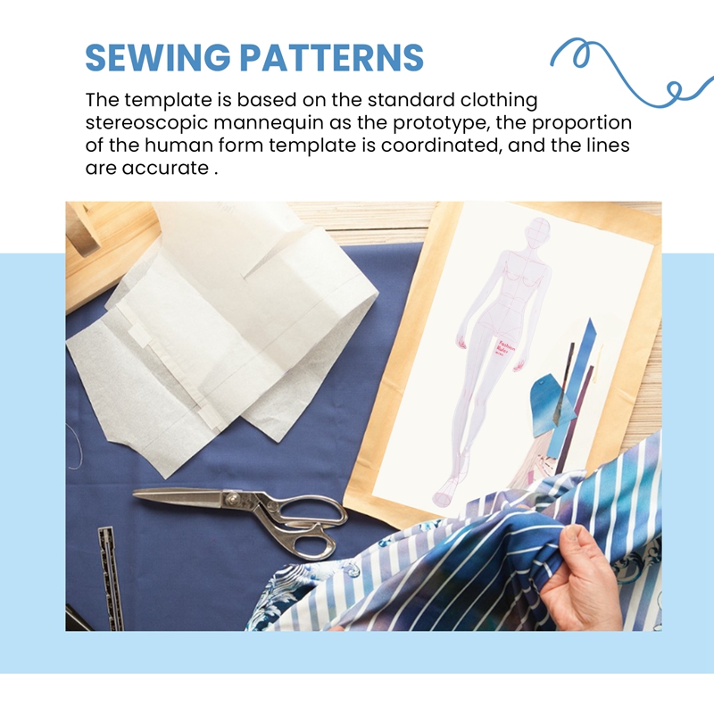 Régua de Ilustração de Moda, G - Sewing avaliação e preço