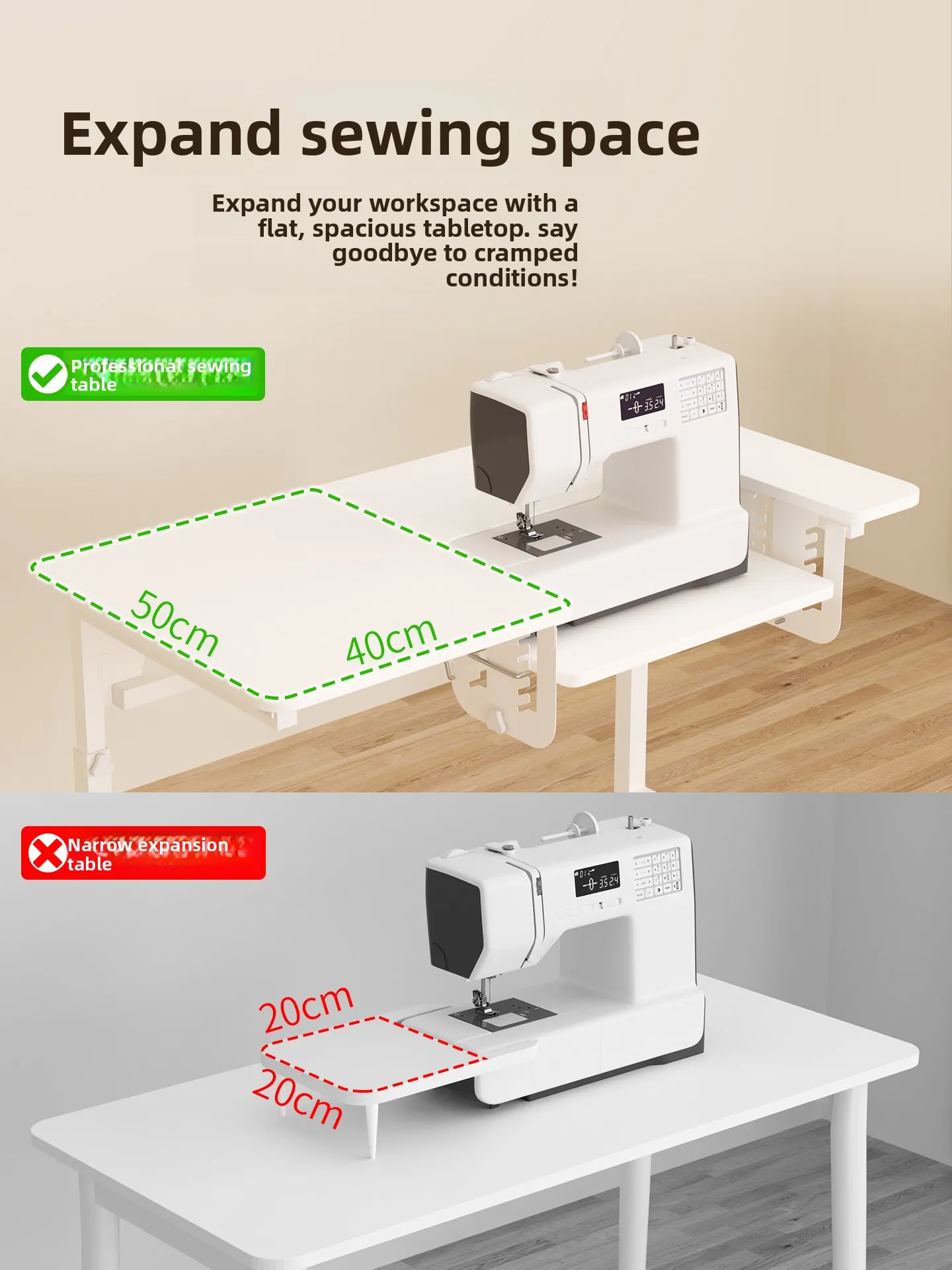 Mesa de Costura Ajustável para - Sewing avaliação e preço