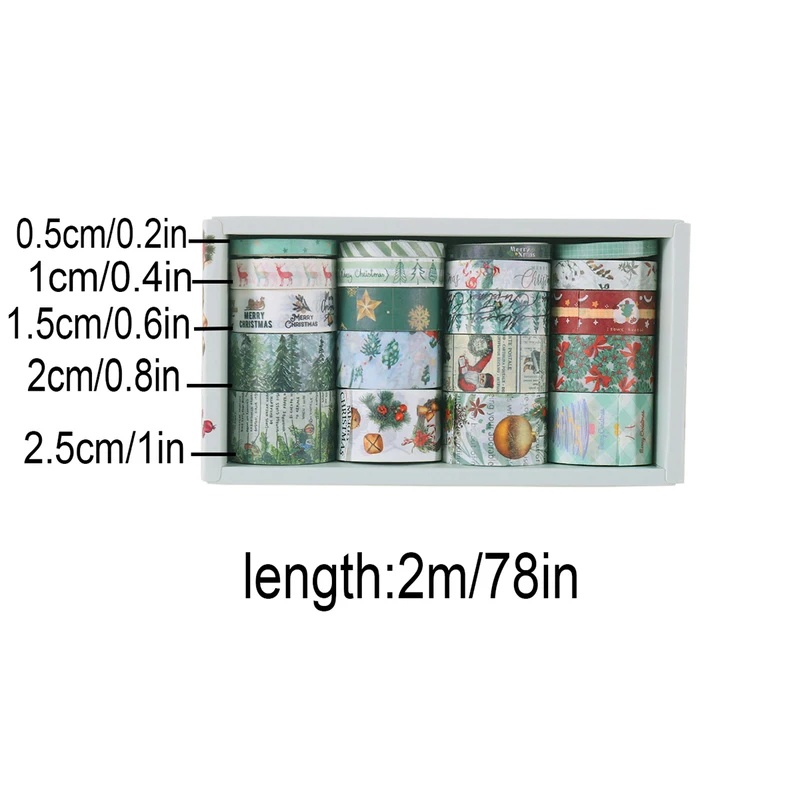 20 rolos de fita adesiva decor - Scrapbooking avaliação e preço