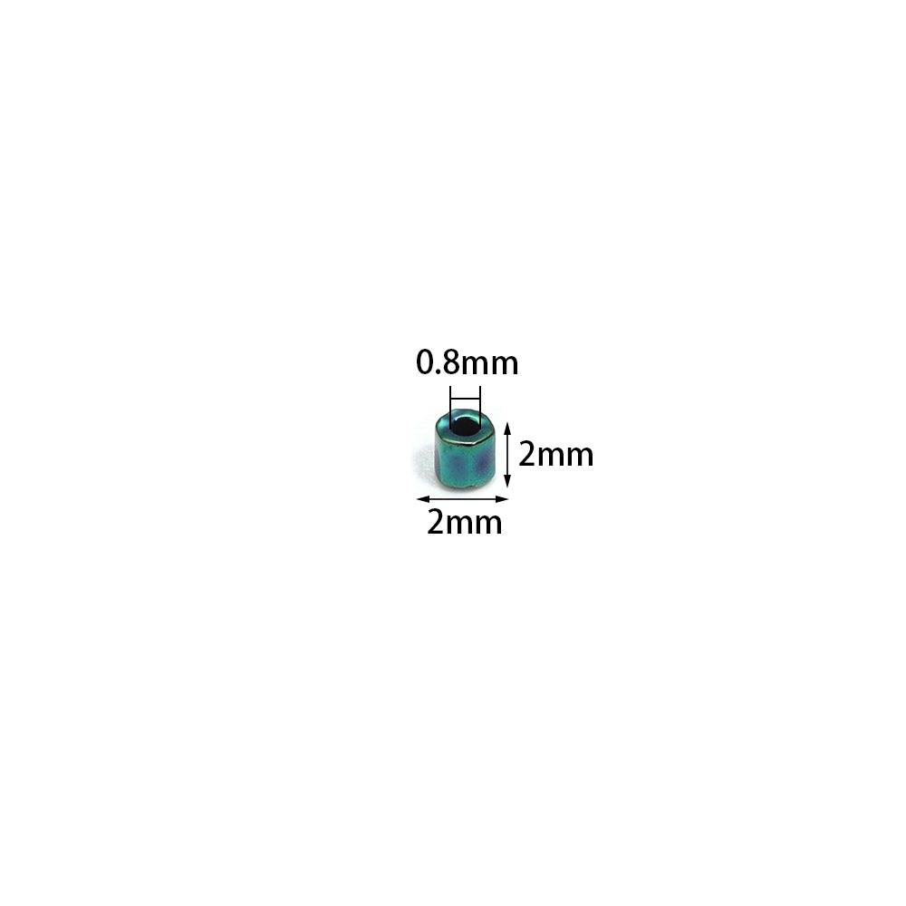 10/50g 2mm engarrafado/saco co - Glass Seed Beads 2Mm Jewelry Making avaliação e preço