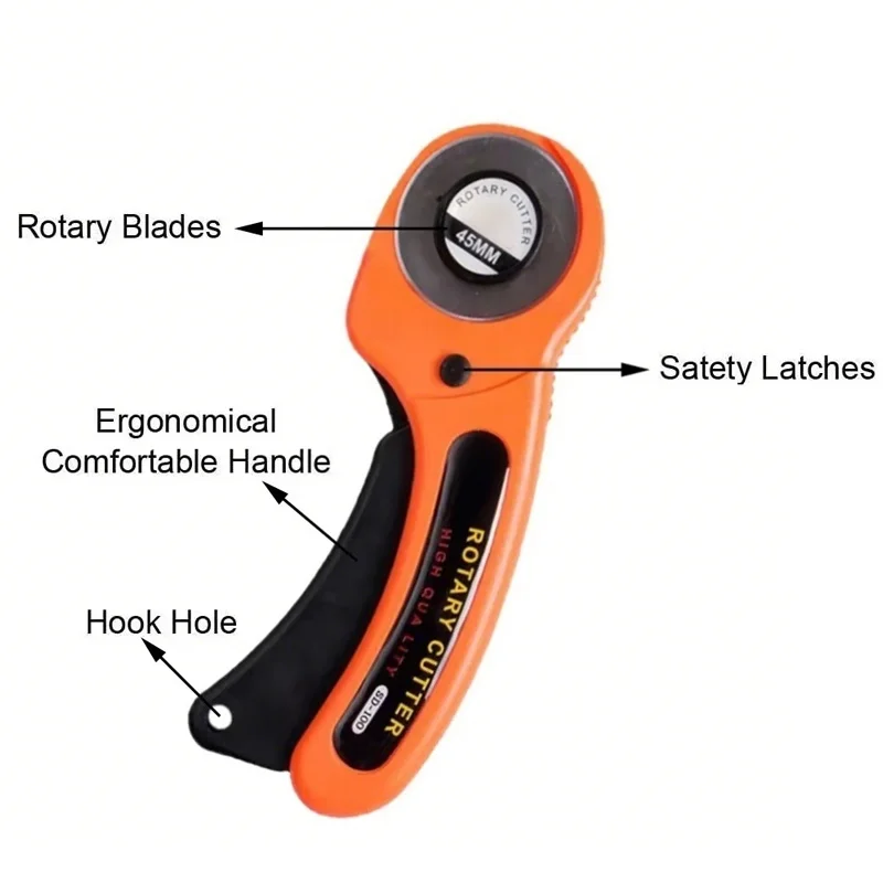 Cortador Rotativo 45mm para Ca - Rotary Cutter For Fabric 45Mm avaliação e preço