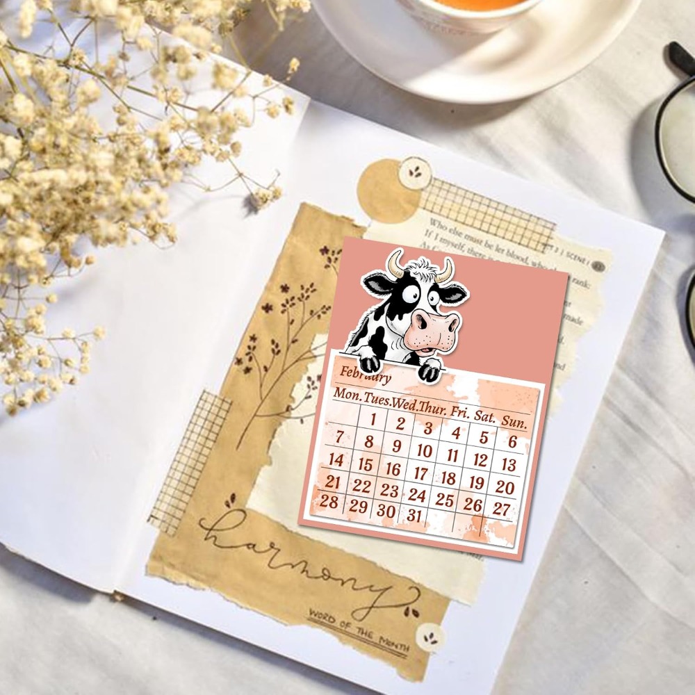 Calendário selo claro para scr - Clear Silicone Stamps For Card Making avaliação e preço
