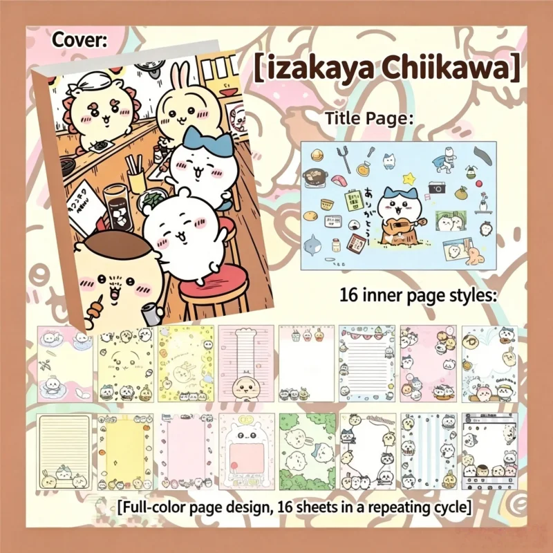 Caderno Fofo Chiikawa, 80 Folh - Scrapbooking avaliação e preço