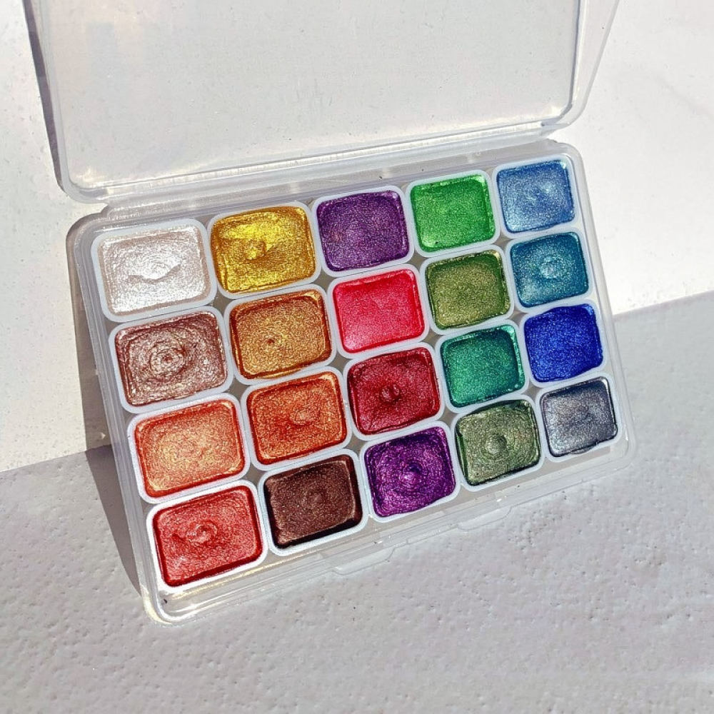 Conjunto de pigmentos sólidos  - Watercolor Paint Set Solid Pigment avaliação e preço