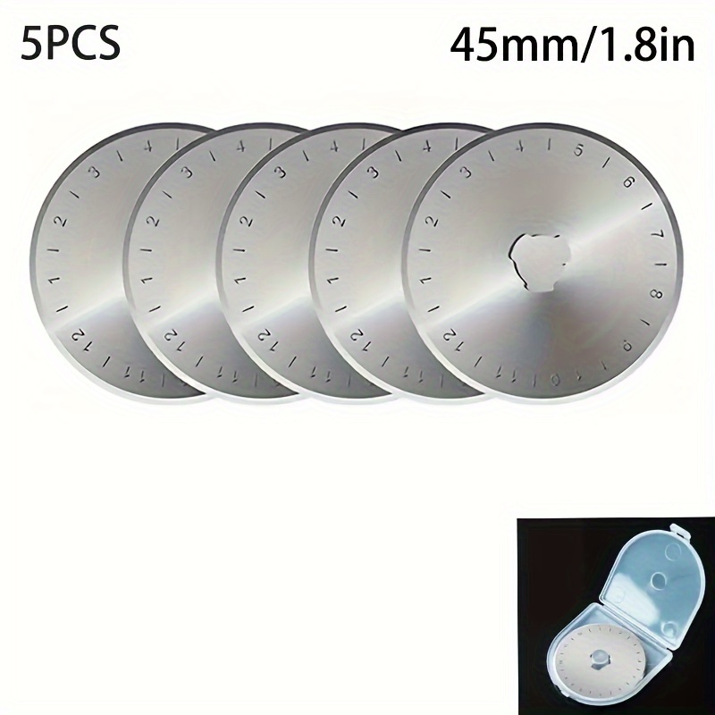 5PCS 45MM Cortador Rotativo Mu - Rotary Cutter For Fabric 45Mm avaliação e preço