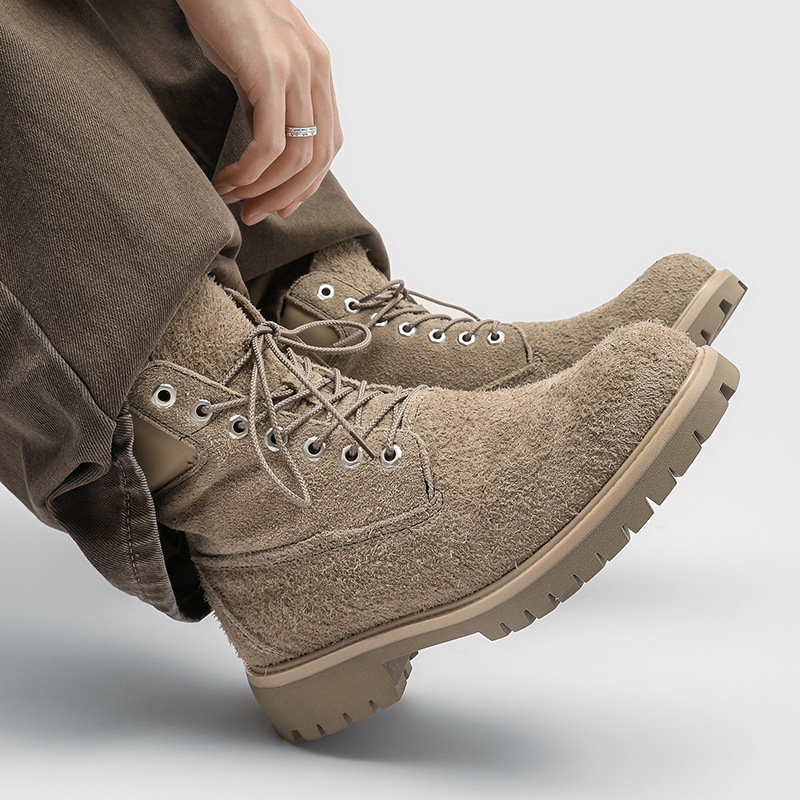 botas de couro camurça masculi - Craft Tools avaliação e preço