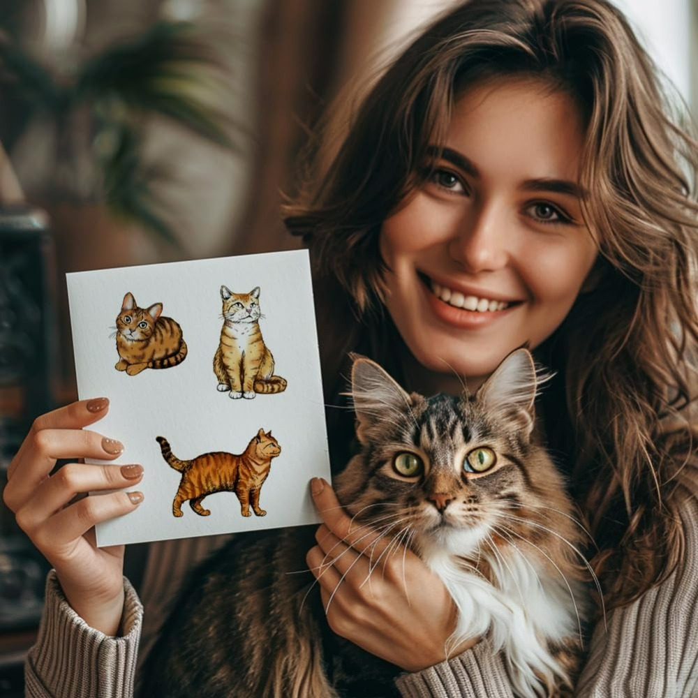 Gato claro selos realista gato - Clear Silicone Stamps For Card Making avaliação e preço