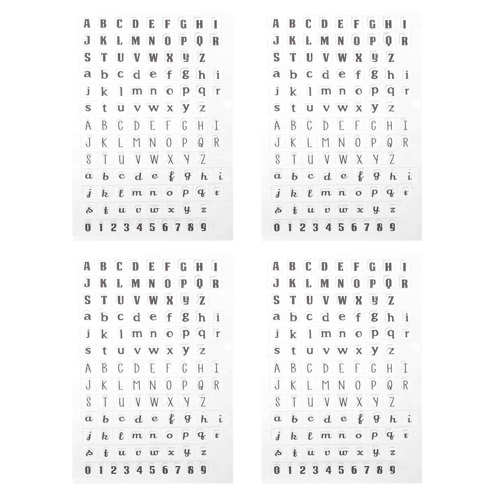 4 carimbos transparentes para  - Clear Silicone Stamps For Card Making avaliação e preço