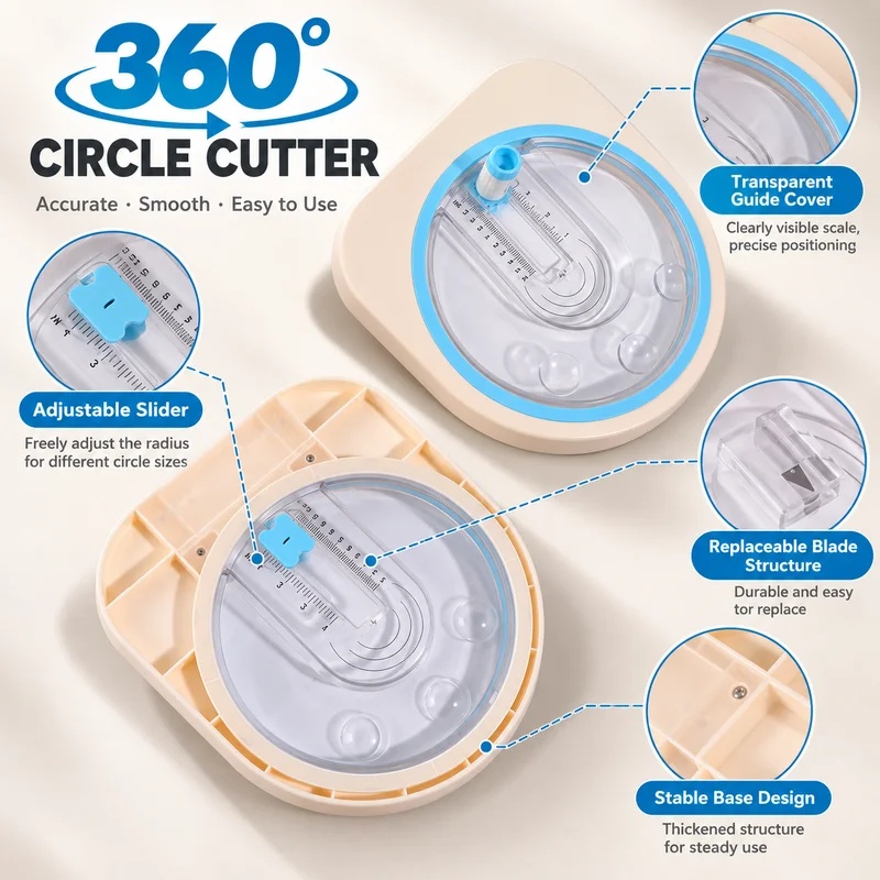 360 °   Cortador de papel circ - Scrapbooking avaliação e preço