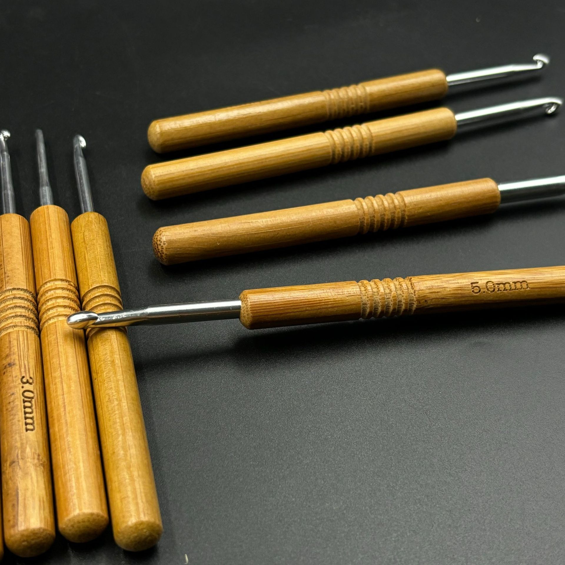 1 unidade de agulhas de crochê - Wooden Crochet Hooks Ergonomic Handle avaliação e preço
