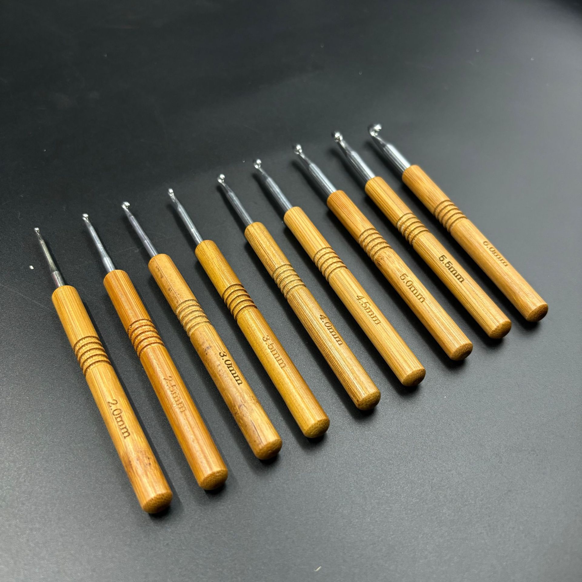 1 unidade de agulhas de crochê - Wooden Crochet Hooks Ergonomic Handle avaliação e preço
